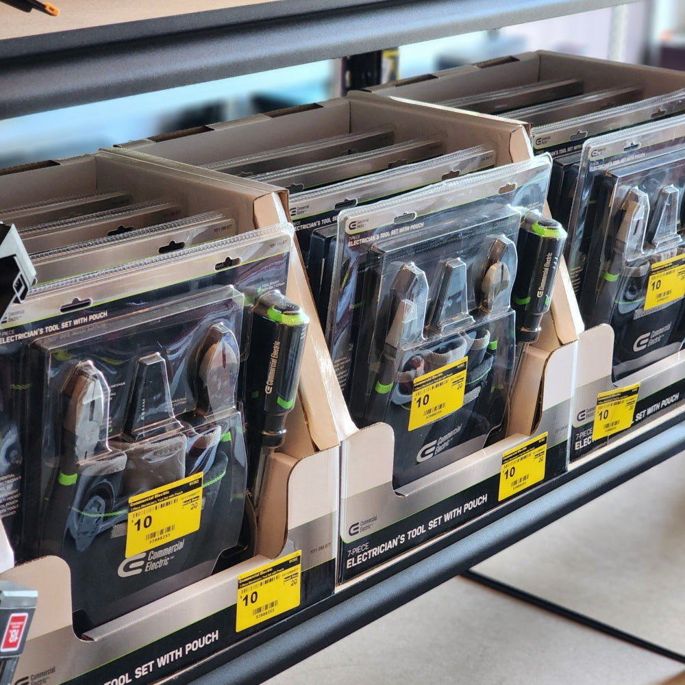 7-Piece Electrician's Tool Set With Pouch 7-Piece Electrician's Tool Set With Pouch